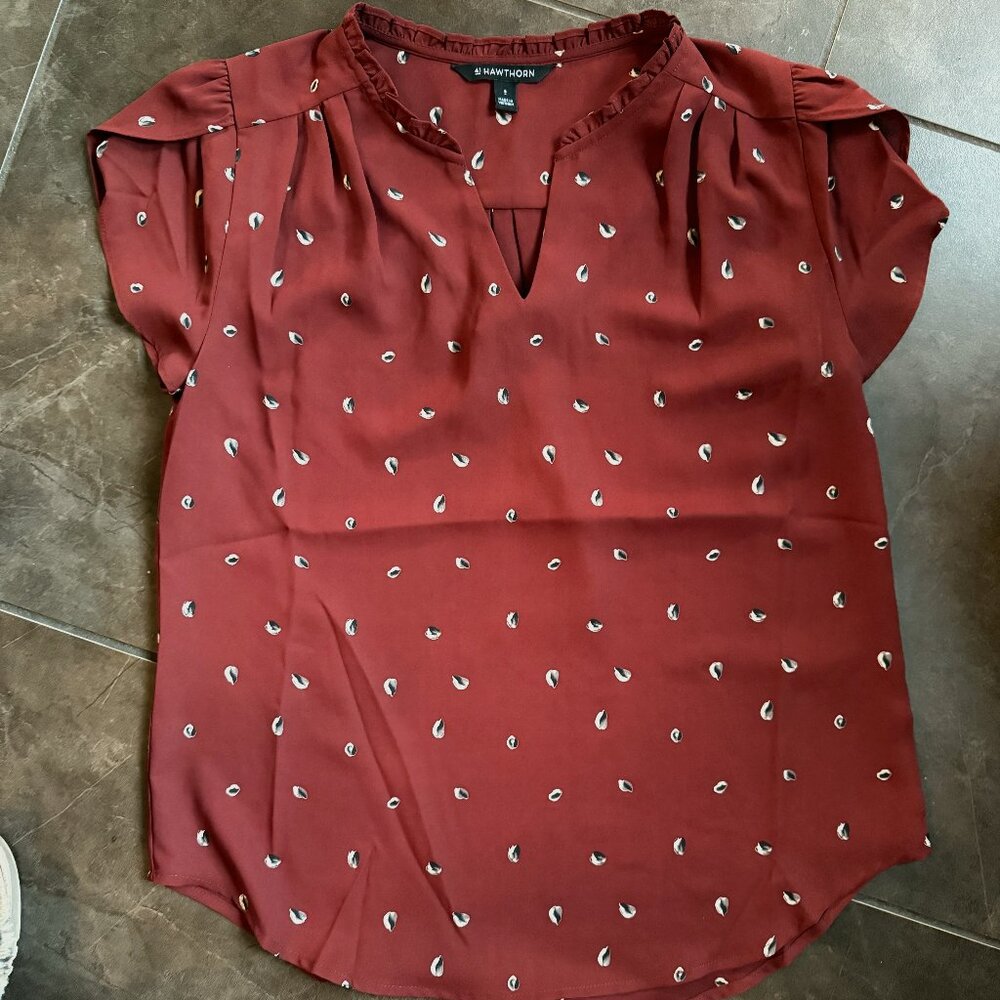 41 Hawthorne short sleeve blouse
